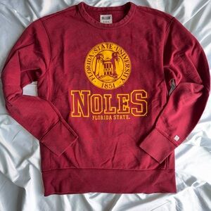 Vintage Florida State University Men's Red Sweater